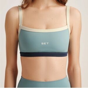 SET Active set in Washed Bra & Leggings
